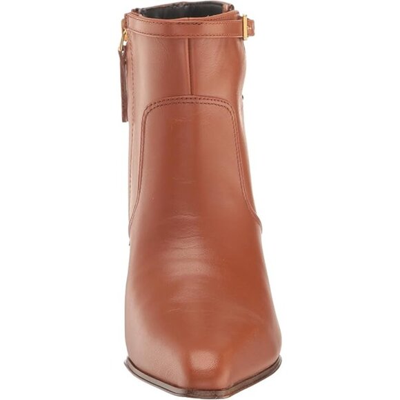 🆕FRANCO SARTO Amber Western Inspired Zip Bootie Ankle Boot 8 Brown - Picture 5 of 16